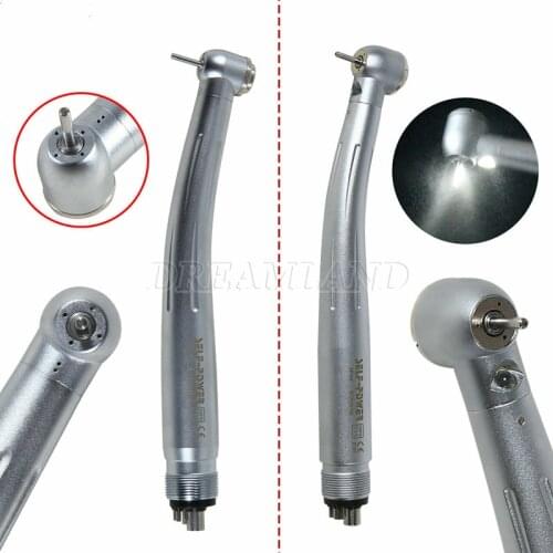 Self Power Dental Fiber Optic LED/NO LED E-generator High Speed Handpiece Push Button Turbine Nsk Style Dental Equipment Tools