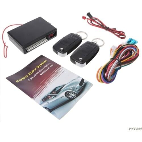 Universal Car Remote Control Central Kit Door Locking Keyless Entry System Alarm Vehicle Entry System With Remote Controllers-Y