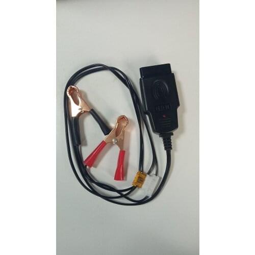 Universal Car Battery Replacement Repair Tool OBD2 OBD II Diagnostic Connector Cable 1.1 Meter Clip Clamp Power-off Memory Saver