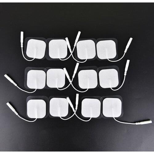 10pcs Electrode Pads Stimulator Silicone Gel Electrode Pads Tens Electrodes Digital Therapy Machine Massage