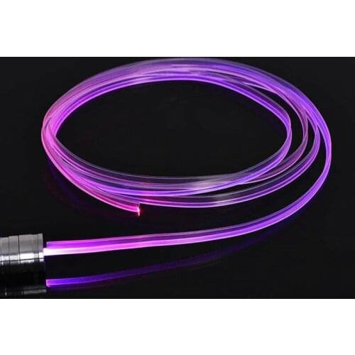 12v 3W Illuminator LED light Source Engine DIY Car Step Atmosphere Decoration Fiber optic Projector+3mm Black T-type Skirt Cable