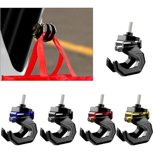 Colorful Metal Motorcycle Scooter Luggage Helmet Holder Hook Bag Hanger With Screw Durable And Long Lasting Easy Installation