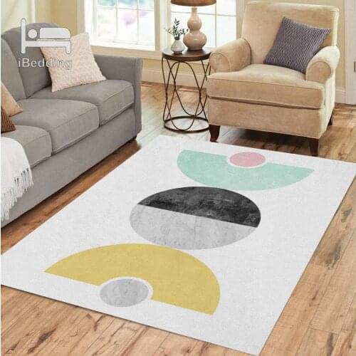 iBedding Fluffy Rugs For Home