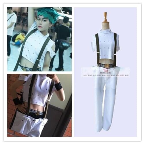 Anime JoJos Bizarre Adventure Rohan Kishibe Cosplay Costume can custom made halloween costumes for women/men adults Unisex
