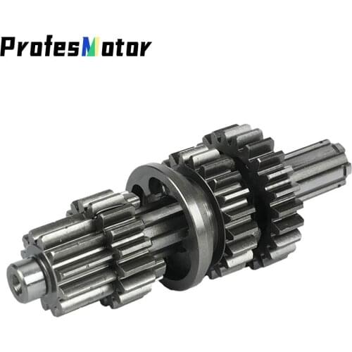 LF125 Main shaft Gear Kit for lifan 125 125cc 1P52FMI Horizontal Kick Starter Engines Dirt Pit Bikes Parts Engine Parts