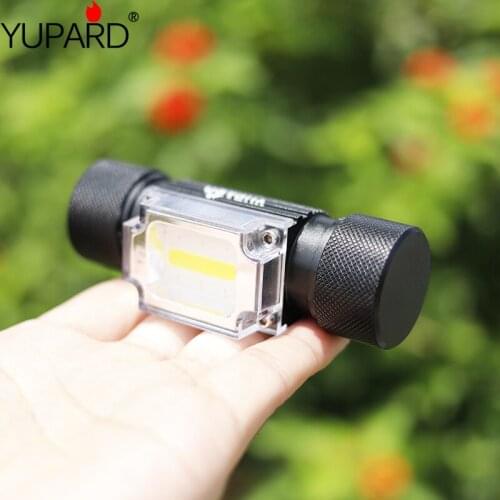 Mini multi-function USB port charging headlight COB LED outdoor camping dual light source headlight fishing headlight