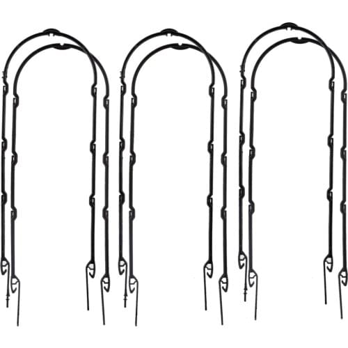 Multifunction Trees Hoops U-shaped Plant Supports Tomatoes Beans Durable Trees Garden Trellis Supports Climbing Trellis