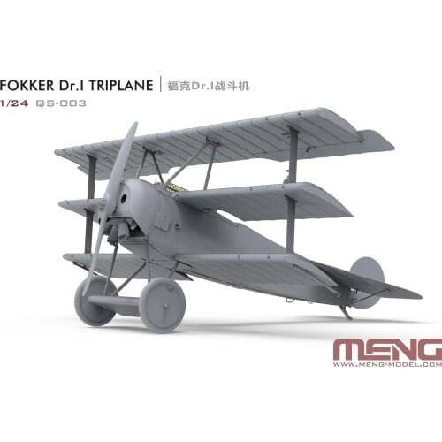 MENG QS-003 1/24 Scale Fokker Dr.I Triplane Plastic Model Kit