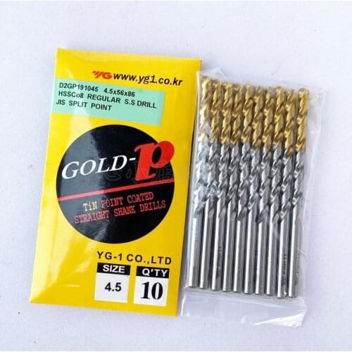 10PCS original YG HSSCo8 D2GP191 Machining stainless steel titanium alloy