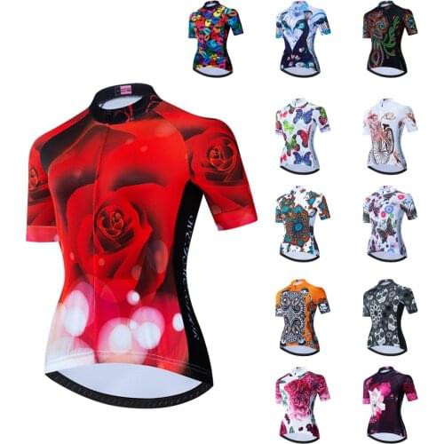 UFOBIKE Pro Team Womens Cycling Jersey Short Sleeve Tops Bicycle Clothing Custom Maillot Bike Sportswear Shirts