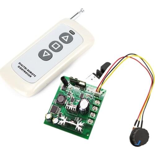 DC 12V 24V 10A PWM Motor Speed Controller Adjustable Speed DC Motor Driver Forward Reverse Switch PWM 10A Speed Controller