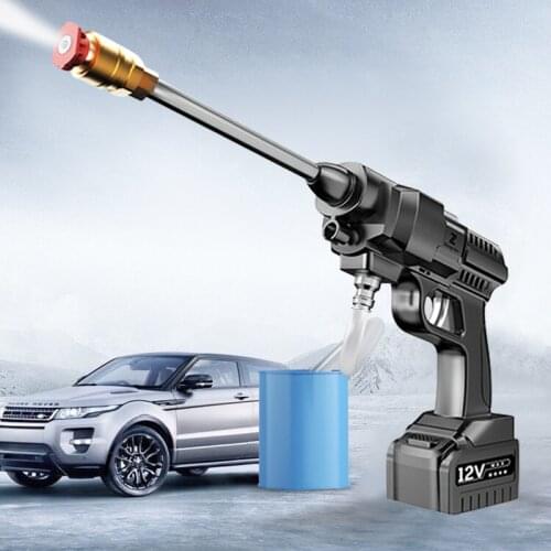 High Pressure Car Washer Gun 156W 12V Handheld Auto Spray Powerful Car Washer Wash Machine Wired/Wireless Water Jet