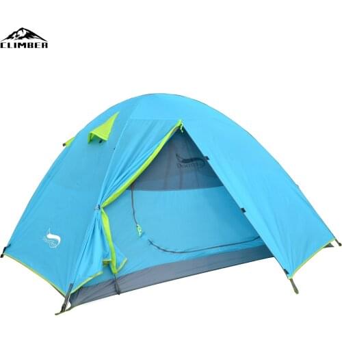 New Store 1 Person Hiking Tent Single Camping Tents Waterproof Lightweight Portable Tent with Carry Bag for Beach Travel Picnic