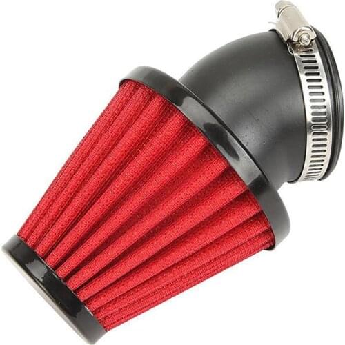 48mm Universal Motorcycle Racer Cold Air Inlet Intake Tapered Filter Cleaner Mushroom Head Air Filters Systems Accessories