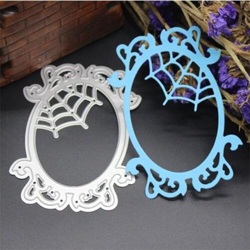 YINISE Metal Cutting Dies For Scrapbooking Stencils Halloween Web DIY Album Cards Decoration Embossing Folder Craft Die Cut Cuts