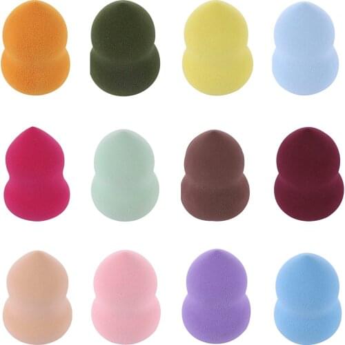 1Pcs Blending Face Liquid Foundation Cream Make Up Cosmetic Powder Puff Wet Dry Two Way 2 Shapes Cosmetic Puff Makeup Sponge