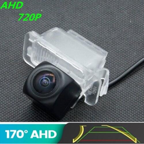 AHD 720P Trajectory Fisheye Car Rear View Camera For S-Max MK1 2006~2015 Kuga Mondeo C-Max Fusion Escape Reverse Vehicle Camera