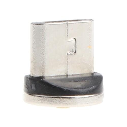 Aluminum Micro USB Magnetic Tip Convert Connector for Android Cell Phones Silver