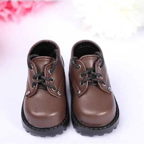 BJD doll SD doll 1 / 4 doll shoes brown casual lace up shoes small leather shoes new product
