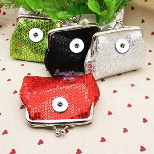 Bling Bling Mini 017 Fabric 18mm Snap Button Kids Women Bag Charms Multifunction Keyring Key Rings Purse Key Chains jewelry