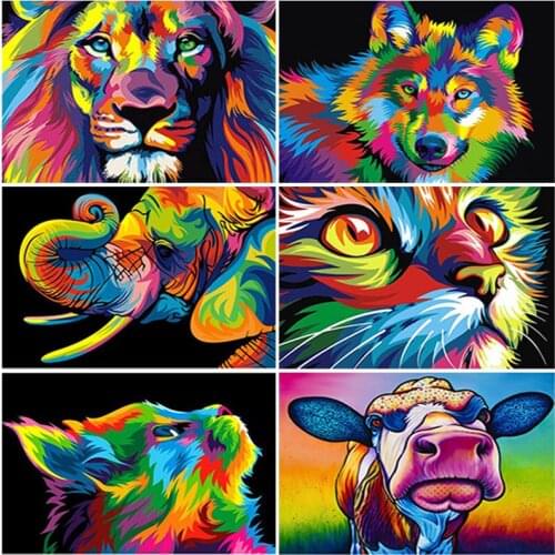 Cartoon DIY 5D Diamond Painting Full Square/Round Drill Animal Diamonds Embroidery Cross Stitch Art Mosaic Resin Home Decor Gift