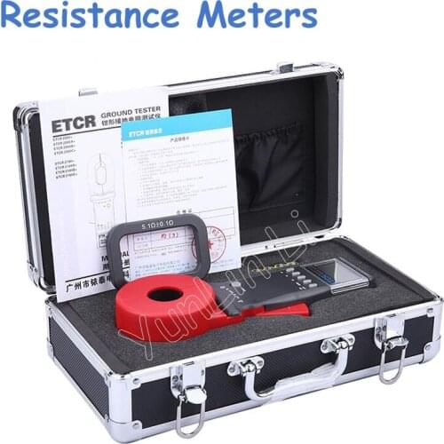 Digital Clamp On Ground Earth Resistance Tester Meter / Clamp Earth Resistance Tester