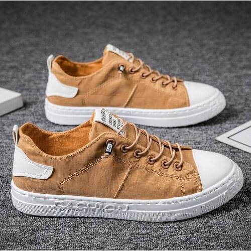 Canvas Shoes Men 2021 Summer Breathable Sports Casual Shoes For Men Skateboard Shoes Male Vulcanized Shoes White