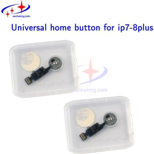 Home-Button Flex For iPhone 6 6s 5s 7 7plus 8 8plus Return Back Home Button With Flex Cable Rubber Sticker Repair Parts