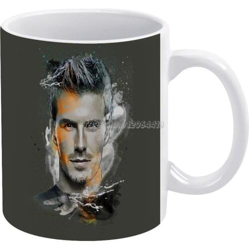 David Painting Coffee Mugs Pattern Coffee Mug 330ml Milk Water Cup Creative Fathers Day Gifts David