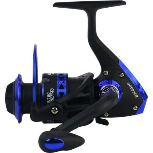Metal Fishing Spinning Reel Large Capacity Line Cup Foldable Interchangeable Rocker Arm for Saltwater and Freshwater Fishing