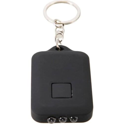 Mini Solar Power 3 LED Light Keychain Keyring Torch Flashlight Ooutdoor Light Outdoor Portable Tools Light Emergency D4U7