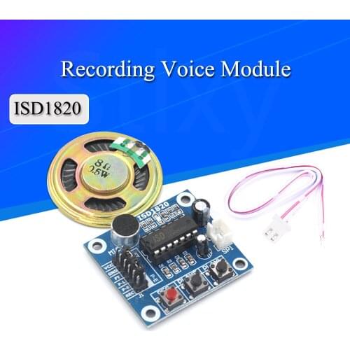 ISD1820 Voice Recording Recorder Module With Mic Sound Audio Loudspeaker