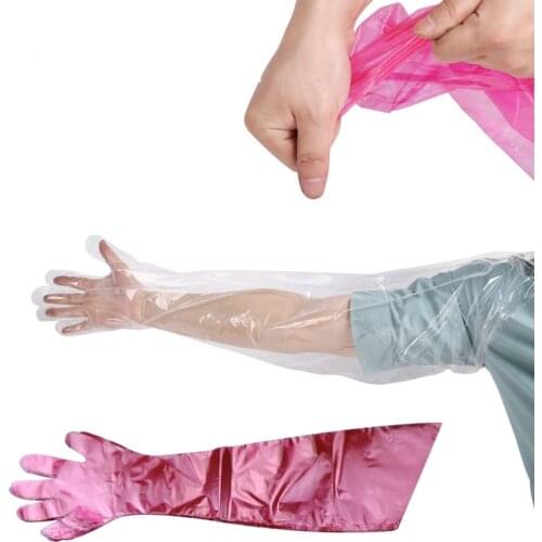 Cattle plastic Insemination Insemination Grab Long Arm Glove Horse Cattle Semen Collector Sheep Artificial Insemination Equip