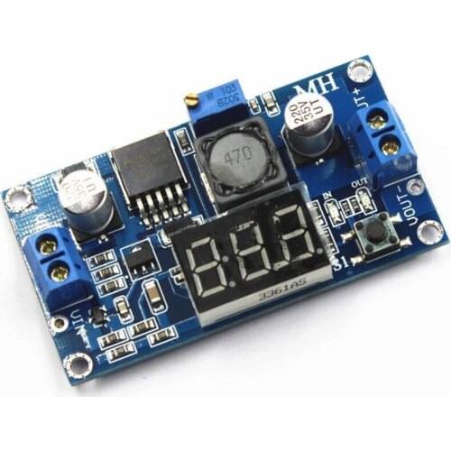Buck Step-down LM2596 Power Converter Module DC 4.0~40 to 1.3-37V LED Voltmeter