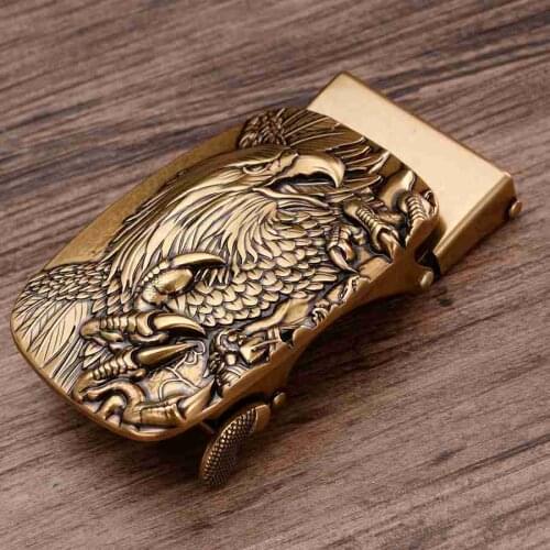 Belt Buckle Alloy Buckle New Belt Buckles Men Automatic Ratchet Buckle