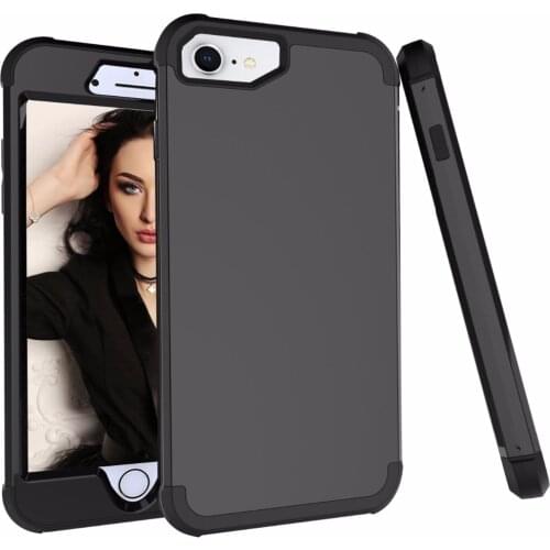 For Apple iPhone 6S Case 6 7 Plus 6S Plus Shockproof Protect Hybrid Hard Rubber Impact Armor Phone Cover Case For iPhone 7