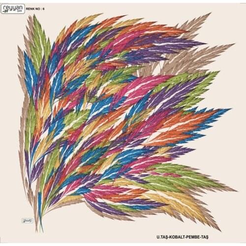 REYYAN SILK OYALIK WRITING (NEW QUALITY)-DESEN-19 - RENK-06