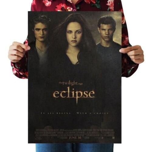 The Twilight Saga: Eclipse Movies Kraft Paper Poster Home Decor Wall Sticker gift 50.5x35cm