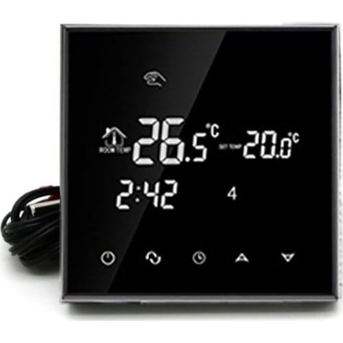 LCD Touch Screen Thermostat Warm Floor Heating System Thermoregulator AC200-240V Temperature Controller