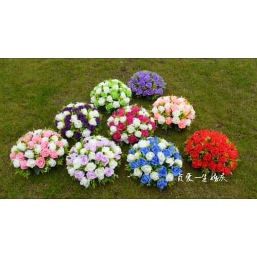 Wedding Flower decoration Roman Pillar Flower Road Lead Flower Wedding Decoration 12pcs/lot