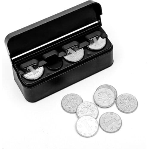 Universal Car Coins Storage Box Mini Coin Holder Pocket Cases Organizer Interesting Auto Decorations Interior Accessories