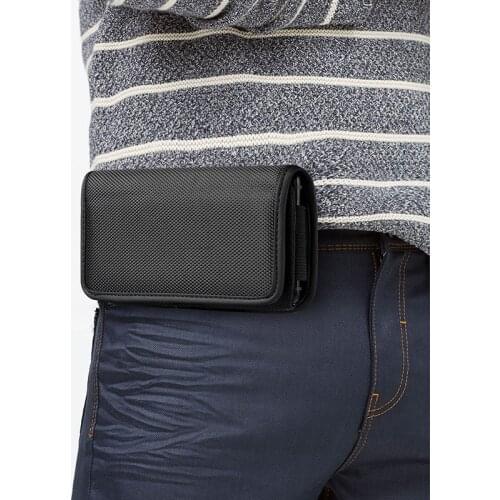 Universal Phone Pouch Case Oxford Cloth Nylon Cover Belt Clip Holster Waist Bag 3.5-4.0Inch 4.5-5.1Inch 5.2-5.5Inch 5.7-6.3Inch