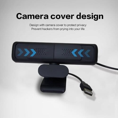 Laptop Webcam 4k Built-in Microphone 120 Degree Wide-angle Shooting 8MP USB Webcam Full HD Mic Autofocus 1080P Live Broadcast