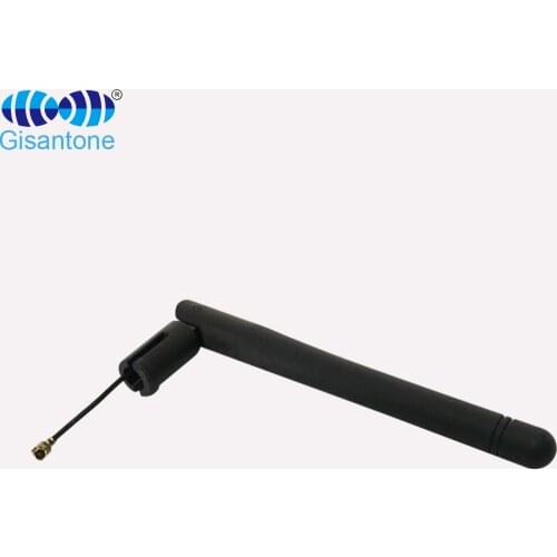 Screw mounted omni 868mhz rubber whip docky antenna with 1.13 cable IPEX connector
