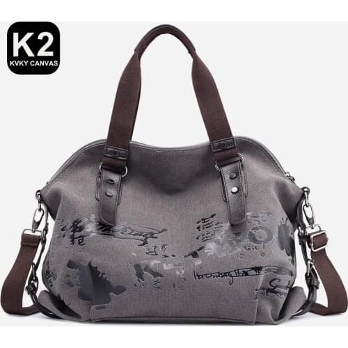 Large Capacity Women Shopping Bags 2021 Travel Handbags Canvas Crossbody Bag Female Shoulder Bags Travel Casual Bags for Women