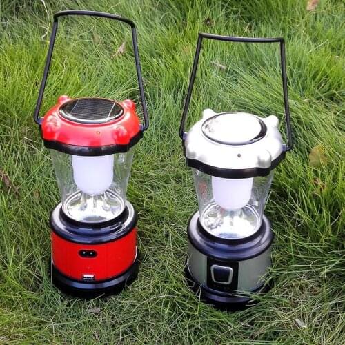 Factory new solar camping light outdoor LED emergency lantern camping tents lamp light lamp