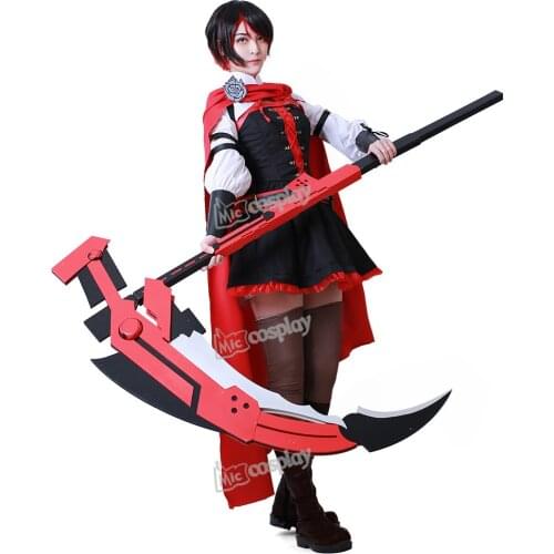 Ruby Rose Cosplay Costume Anime Women Dress Cloak