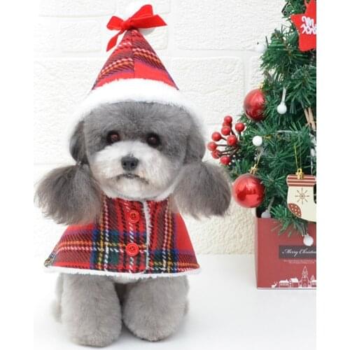 Christmas Pet Clothes Winter Pet Dog Hoodie Clothes for Medium Large Dogs Christmas Costumes Dog Coat Pet Clothing