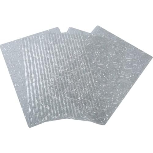 1Set Bakeware Texture Sheet Set Cookie Texture Mat Sugar Craft Decoration Baking Tools Fondant Cake Mold Transparent Texture