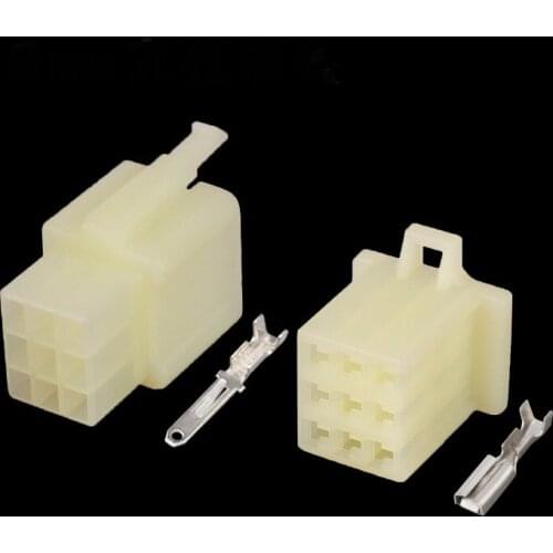 500 sets 9 pin sumitomo 2.8mm Series auto electric wire harness male female connector motorcycle plug 6030-9991 6040-9111